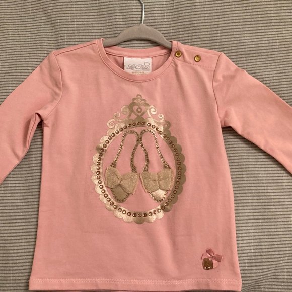 Le Chic gold and pink baby set - Picture 6 of 8